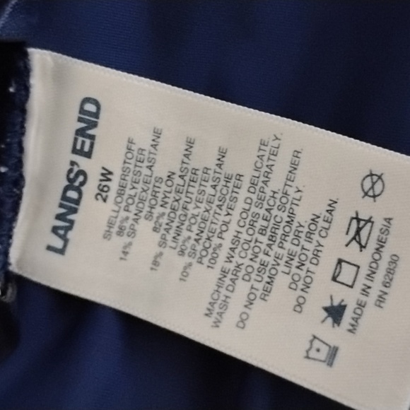 Lands' End Athletic/Swim Skort - Picture 4 of 6